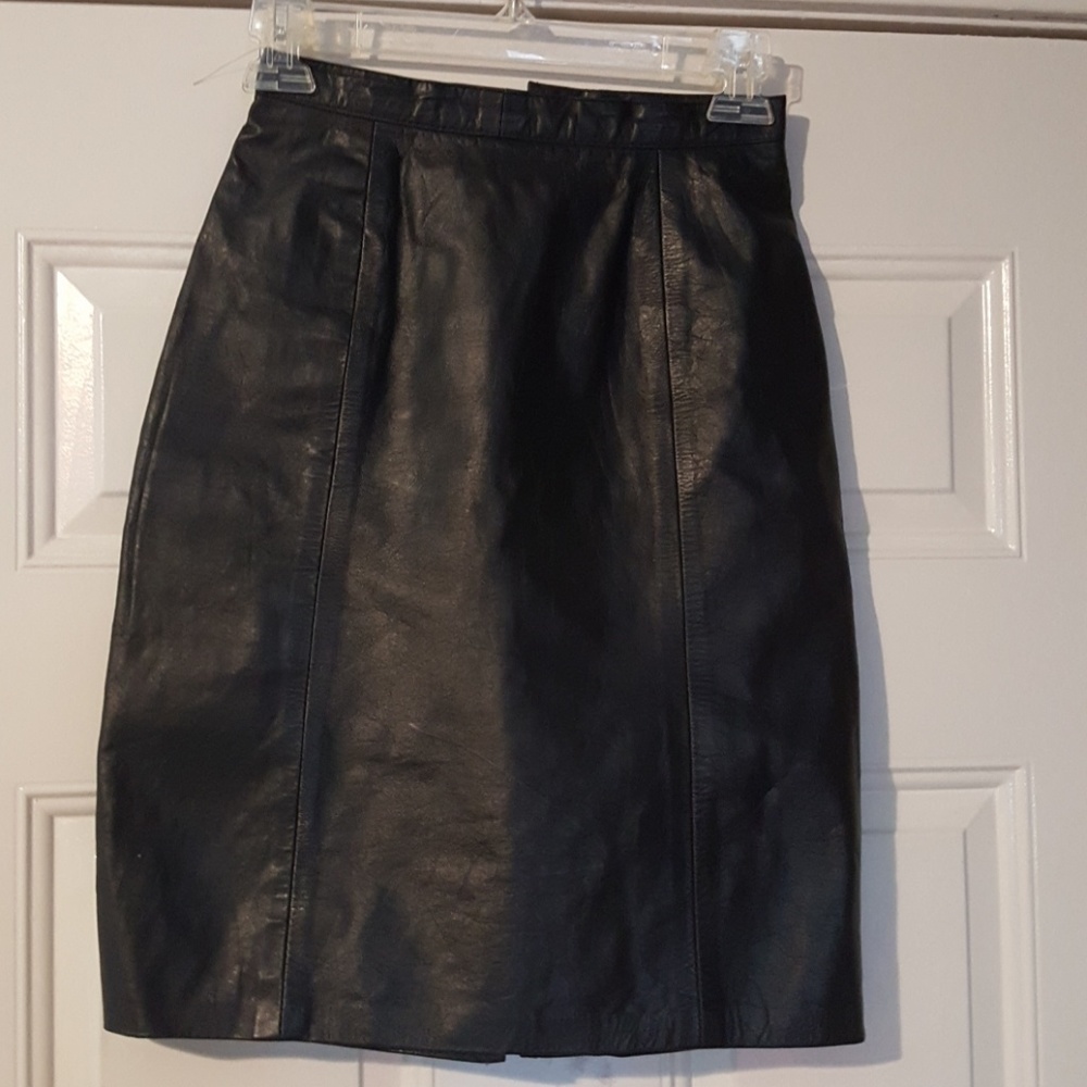 Womens Outewear by Phoenix leather skirt.